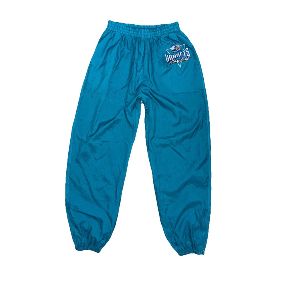 Logo 7 VTG 90s Charlotte Hornets Official NBA Windbreaker Jogger Pants Mens Sz M
